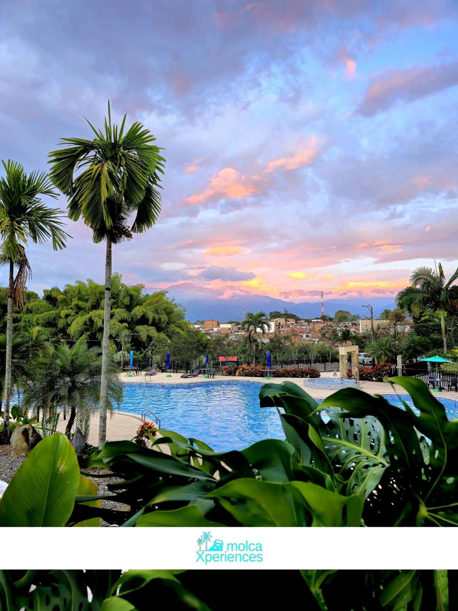 Apartamento Privado Vacacional A 5M Del Aeropuerto, 20 Minutos Del Parque Del Cafe Y Centro De Armenia Con 4 Piscinas, 3 Jacuzzi, Sauna By Molca Xperiences 3H Exterior photo